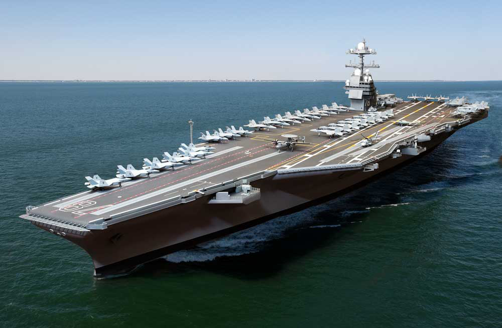 Gerald r ford class aircraft carrier video #5