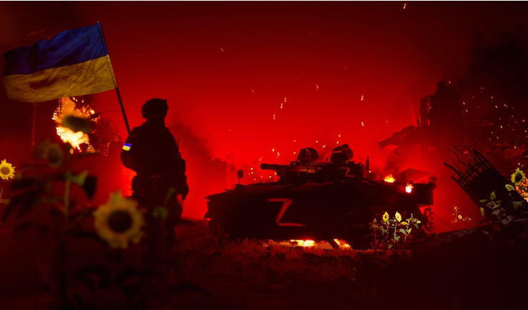Russian Prototype Black Eagle Tank Destroyed in Ukraine