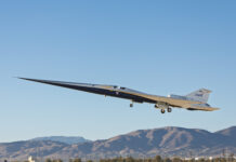 Quiet Supersonic Jet X-59 Soars on Its First Test Mission
