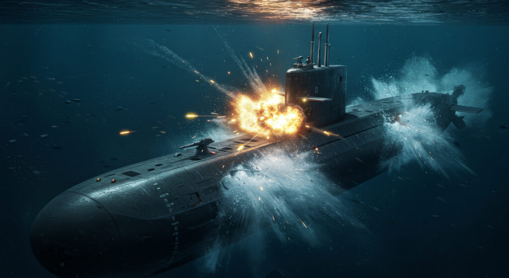Ukraine Claims First-Ever Drone Attack on Russian Submarine