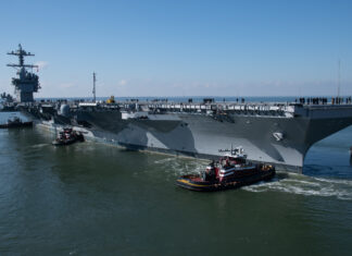 HII Marks Major Milestone with CVN-79 Sea Trials