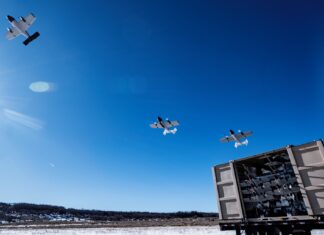 BlitzBox Deploys Mass Drone Swarms From a Single Container